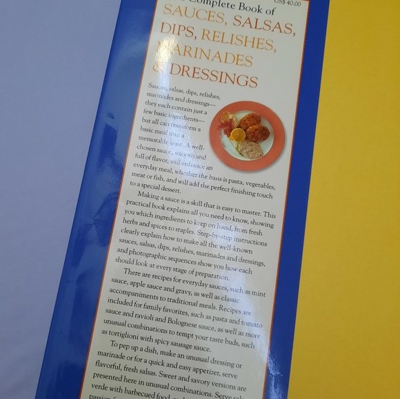 Kitchen Complete Book Of Sauces Recipe Book Poshmark
